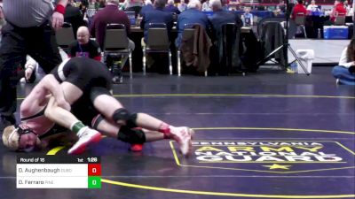 139 lbs Round Of 16 - Davey Aughenbaugh, DuBois vs Dominic Ferraro, Pine Richland