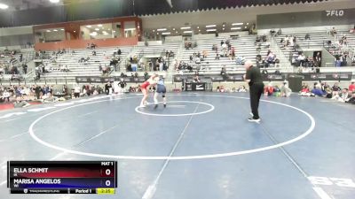 65 lbs Semifinal - Ella Schmit, IA vs Marisa Angelos, WI