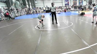 100 lbs Rr Rnd 2 - Lukas Foster, Illinois Orange & Blue vs Cody Johnson, Roughnecks