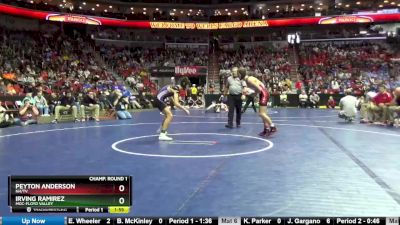 2A-138 lbs Champ. Round 1 - Peyton Anderson, NH/TV vs Irving Ramirez, MOC-Floyd Valley