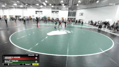 157 lbs Cons. Round 1 - Jamarco Moore, Davenport vs Bailey Thelen, UW-Parkside