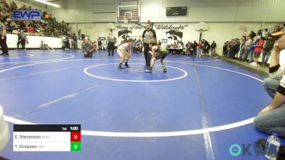 83-90 lbs Rr Rnd 2 - Ezra Stevenson, Black Fox Wrestling Club vs Tukker Simpson, Salina Wrestling Club