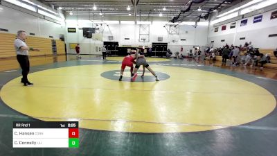 174C lbs Rr Rnd 1 - Christian Hansen, Cornell vs Corey Connelly, Liu