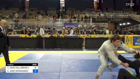 TRAVIS JACK GALLEBERG JR vs ERNESTO JOSE HERNANDEZ 2024 Pan Jiu Jitsu IBJJF Championship