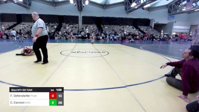 85 lbs Rr Rnd 3 - Finn Defendeifer, Poquoson Bulls vs Connor Cannon, Warrior WC