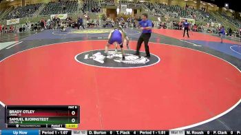 134 lbs Round 2 (4 Team) - Samuel Bjornstedt, Colton vs Brady Otley, Crane