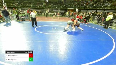 200 lbs Rr Rnd 2 - Gianna Macario, Spazz Wrestling vs Shaelie Young, Gateway/Woodbury