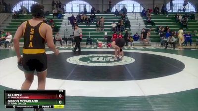 175 lbs Champ. Round 1 - Gibson McFarland, St. John`s College vs AJ Lopez, St. Frances Academy