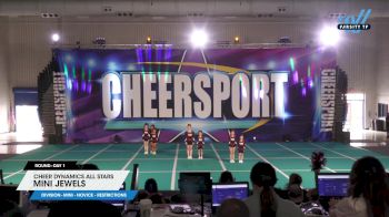 Cheer Dynamics All Stars - Mini Jewels [2024 L1 Mini - Novice - Restrictions Day 1] 2024 CHEERSPORT Toms River Classic