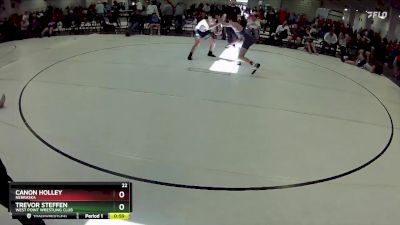 141 lbs Cons. Round 3 - Canon Holley, Nebraska vs Trevor Steffen, West Point Wrestling Club