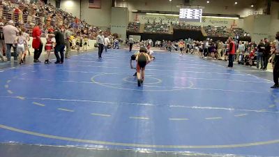 76 lbs Consi Of 8 #1 - Aiden Miletic, Georgia vs Santiago Zapata, Woodland Wrestling