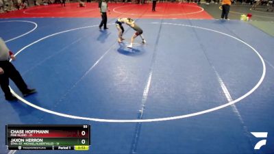 93 lbs Semis (4 Team) - Jaxon Herron, STMA (St. Michael/Albertville) vs Chase Hoffmann, Pine Island