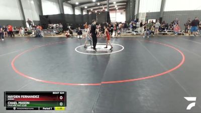 71 lbs Round 2 - Hayden Fernandez, NWWC vs Chael Mason, Cascade Mat Club