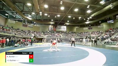 Semifinal - Cody Dyches, North Sanpete vs Kage Bunker, Delta