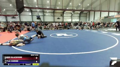 132 lbs Cons. Round 3 - Saber Blackmore, ID vs Tytus Hardee, OR