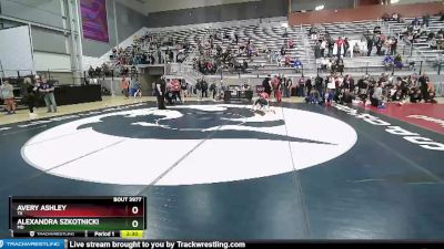 53 lbs Quarterfinal - Avery Ashley, TX vs Alexandra Szkotnicki, MD