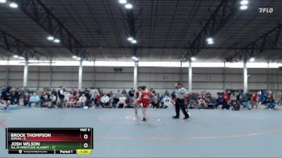 106 lbs Round 2 (4 Team) - Josh Wilson, All IN Wrestling Academy vs Brock Thompson, Suples