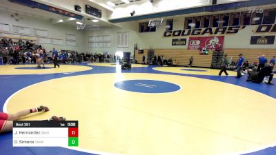 141 lbs Consi Of 32 #2 - Jonathan Hernandez, Oakdale vs Daniel Simons, Camarillo