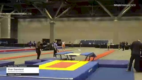 River Doemland - Double Mini Trampoline, Sunflower Gymnastics - 2021 USA Gymnastics Championships