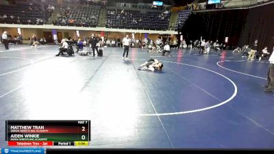 110 lbs Quarterfinal - Aiden Winkie, Moen Wrestling Academy vs Matthew Tran, Ubasa Wrestling Academy