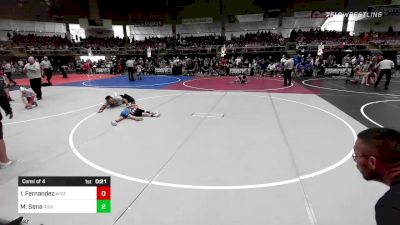 46 lbs Consi Of 4 - Ignacio Fernandez, Widefield WC vs Maverick Sena, Ridge WC