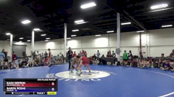 125 lbs Placement Matches (8 Team) - Kash DePron, Oklahoma Red vs Baron Rosas, Kansas