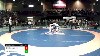 1st Place Match - Jackson Landon, Green Canyon vs Sam Schroeder, Mountain Crest