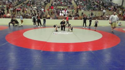 55 lbs Quarterfinal - Benson Melton, Forsyth Central Wrestling vs Craig Misko, Morris Fitness Wrestling Club