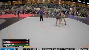 287 lbs Round 1 (4 Team) - Aj Wedge, David Douglas vs Cole Steketee, Sprague