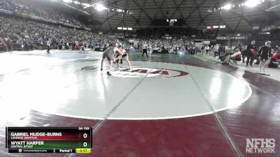 3A 150 lbs Cons. Round 2 - Gabriel Mudge-Burns, Lakeside (Seattle) vs Wyatt Harper, Central Kitsap