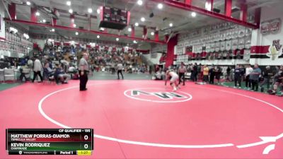 195 lbs 1st Place Match - Matthew Porras-Diamond, Temecula Valley vs Kevin Rodriquez, Chaminade