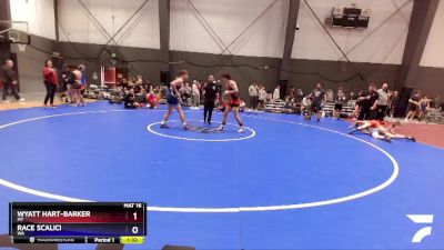 144 lbs Cons. Round 4 - Wyatt Hart-Barker, MT vs Race Scalici, WA