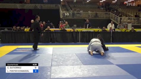 CHRISTOPHER GUTIERREZ vs LESLEY FOSTER EDWARDS, JR 2024 Pan Jiu Jitsu IBJJF Championship
