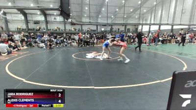 110 lbs Cons. Round 2 - Jara Rodriguez, WA vs Alexis Clements, WA