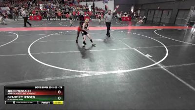 79 lbs Cons. Round 3 - John Mensah II, Askren Wrestling Academy vs Brantley Jensen, Northwestern