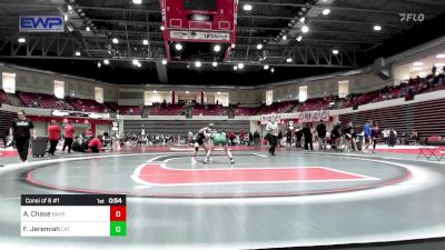 125 lbs Consi Of 8 #1 - Annabell Chase, Broken Arrow Girls HS vs Frankie Jeremiah, Catoosa High School Girls