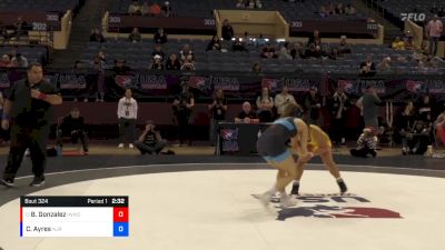 53 lbs Champ. Round 1 - Brianna Gonzalez, Iowa Womens Wrestling Club vs Chloe Ayres, New Jersey RTC