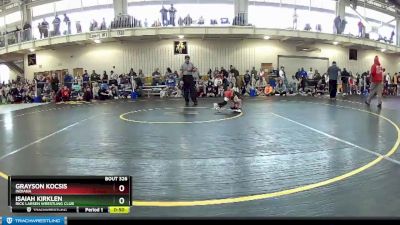 45 lbs Champ. Round 2 - Grayson Kocsis, Indiana vs Isaiah Kirklen, Rick Larsen Wrestling Club