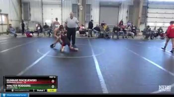 110 lbs Round 3 (4 Team) - Gunnar Maciejewski, Warhawks Black vs Walter Rodgers, 84 Athletes
