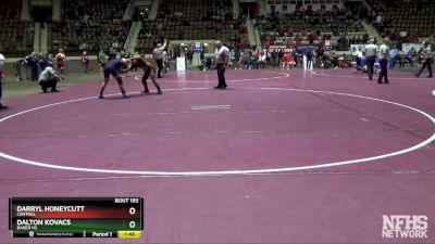 170 lbs Semifinal - Dalton Kovacs, Baker HS vs Darryl Honeycutt, Central