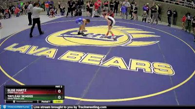 65 lbs Cons. Semi - Elise Martz, Canby Mat Club vs Tayleah Skaggs, Viper Wrestling