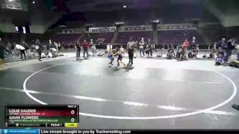 56 lbs Round 5 (10 Team) - Gavin Flowers, Colorado Regulators Wrestling Club vs Louie Hauder, Victory Training Center