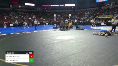 155 lbs Semifinal - Angelinah De Leon, Santa Clara vs Avangeline Turner, Davis