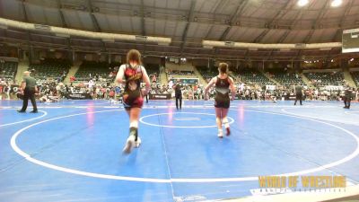 110 lbs Semifinal - Zaylyn Woods, Sisters On The Mat vs Kenzie Wignall, Team Apex