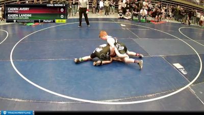 120 lbs Cons. Round 3 - Caden Avery, WESTLAKE vs Kasen Landini, Colorado Outlaws