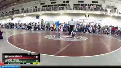 50 lbs Quarterfinal - Benjamin DeKock, BWC vs Hunter Panzik, Bulldog Premier Wrestling Club