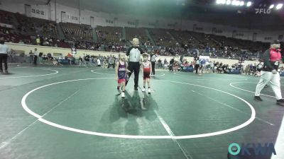 52 lbs Quarterfinal - Garytt Graddy, Skiatook Youth Wrestling 2022-23 vs Brookelyn Torrone, Vinita Kids Wrestling