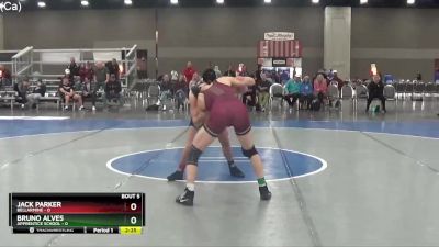 125 lbs Round 3 (4 Team) - Jack Parker, Bellarmine vs Bruno Alves, Apprentice School