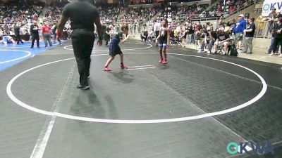 75 lbs Round Of 32 - Bishop Louie, R.a.w. vs Drew Alberty, Tulsa Blue T Panthers