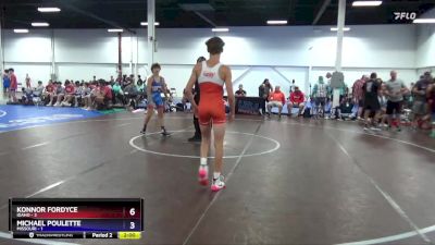 119 lbs Round 2 (8 Team) - Konnor Fordyce, Idaho vs Michael Poulette, Missouri